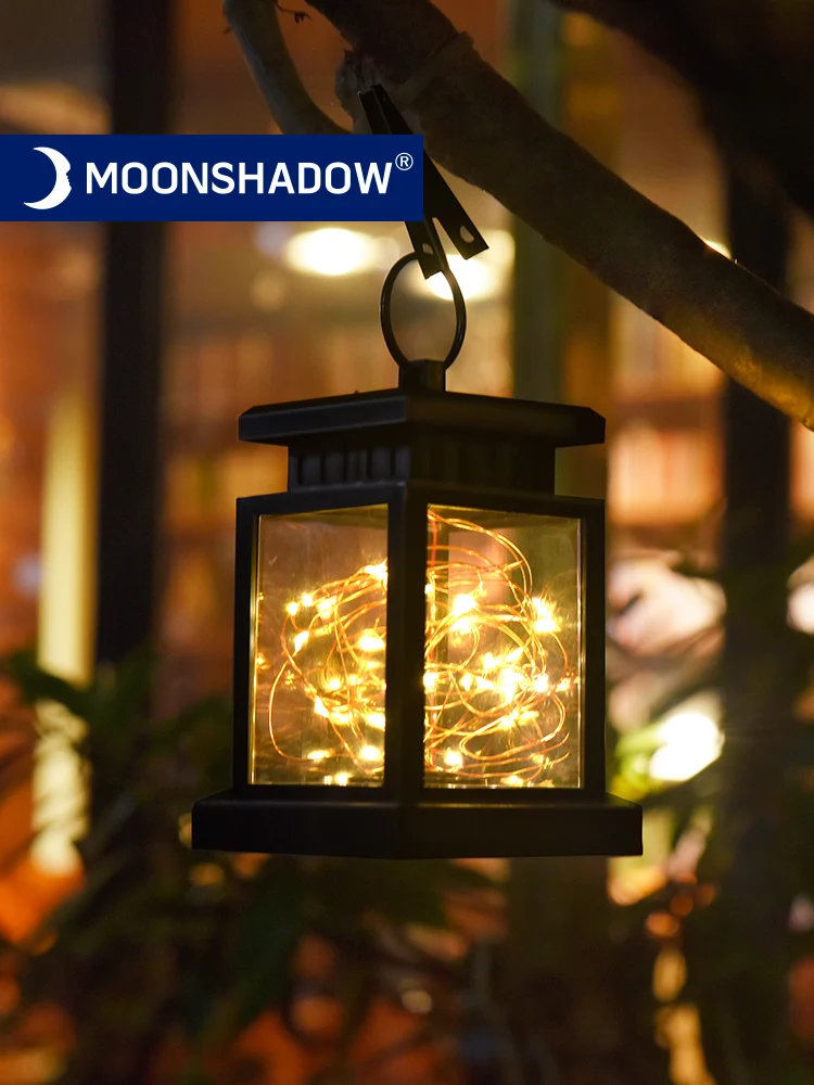 MOONSHADOW Солнечная Лампа Квадрат Солнечные Садовые Огни для Открытый Квадратные