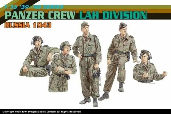 Набор моделей DRAGON 6214 1/35 масштаб Panzer Crew LAH Division Russia 1943 | Игрушки и хобби