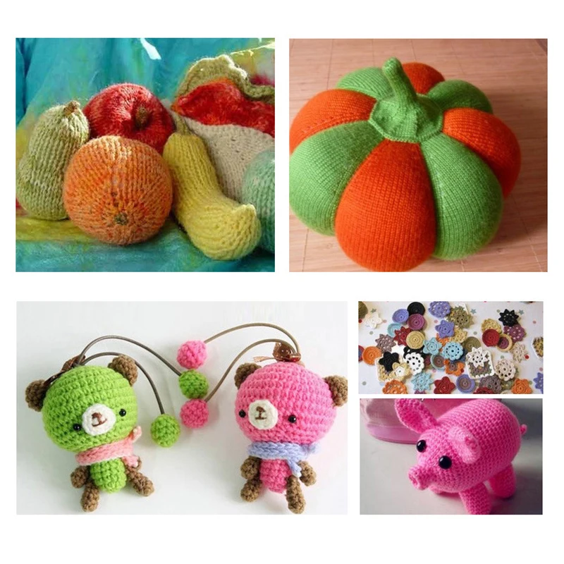 Вязание бамбуковый Хлопок крючком мягкая пряжа Пряжа вязаная шерсть ребенок 50 г |