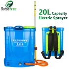 Сельскохозяйственный Электрический опрыскиватель 20 л, перезаряжаемая литиевая батарея, садовые инструменты, утолщенный рюкзак, сельскохозяйственный опрыскиватель, электроинструмент