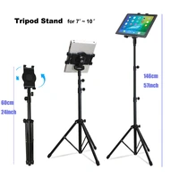 multi direction universal foldable tablet floor holder tablets tripod stand bracket for 7 10 inch tablet pc for ipad