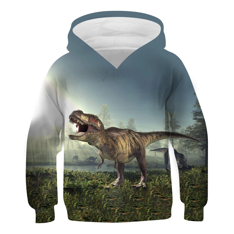 

New Dinosaur 3D Hoodie Kids Children's Clothing Sweatshirt Baby Coat Autumn Kids Cartoon Boy Clothes Girls Clothes Boys Hooded