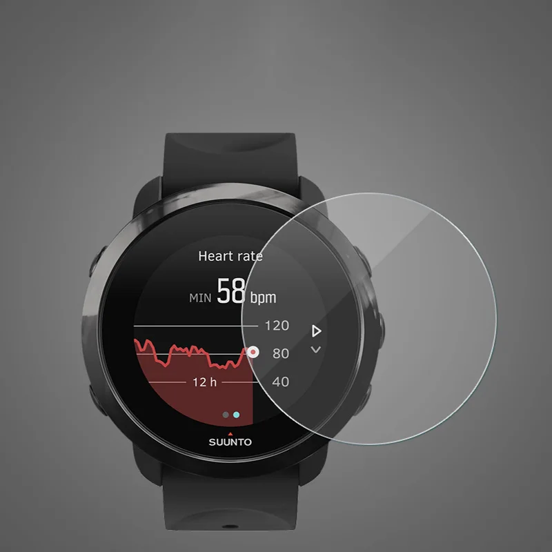 Закаленное стекло премиум класса 2.5D для смарт часов Suunto 9 Baro HD Защитная пленка