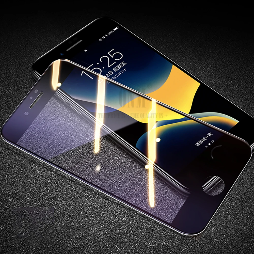 Полностью изогнутое закаленное стекло для iPhone SE 2020 Защита экрана 2 второе