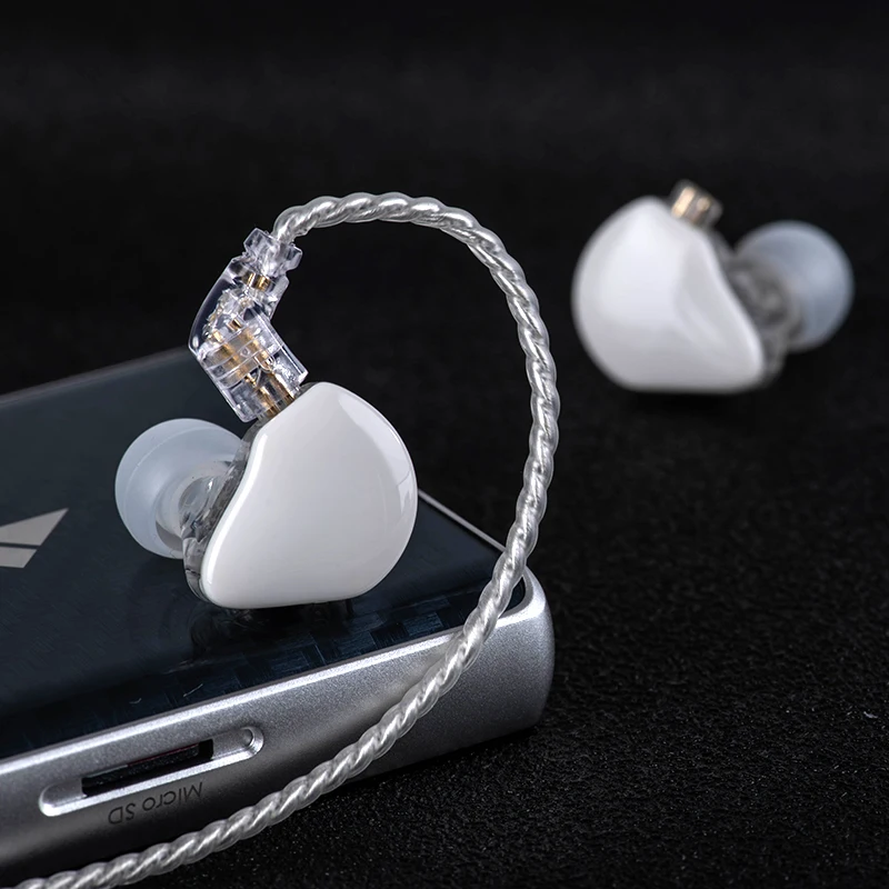Tinhifi T1 плюс 10 мм Мембрана из бериллия Динамический драйвер Hi Fi Audio In ear Наушники IEM 0
