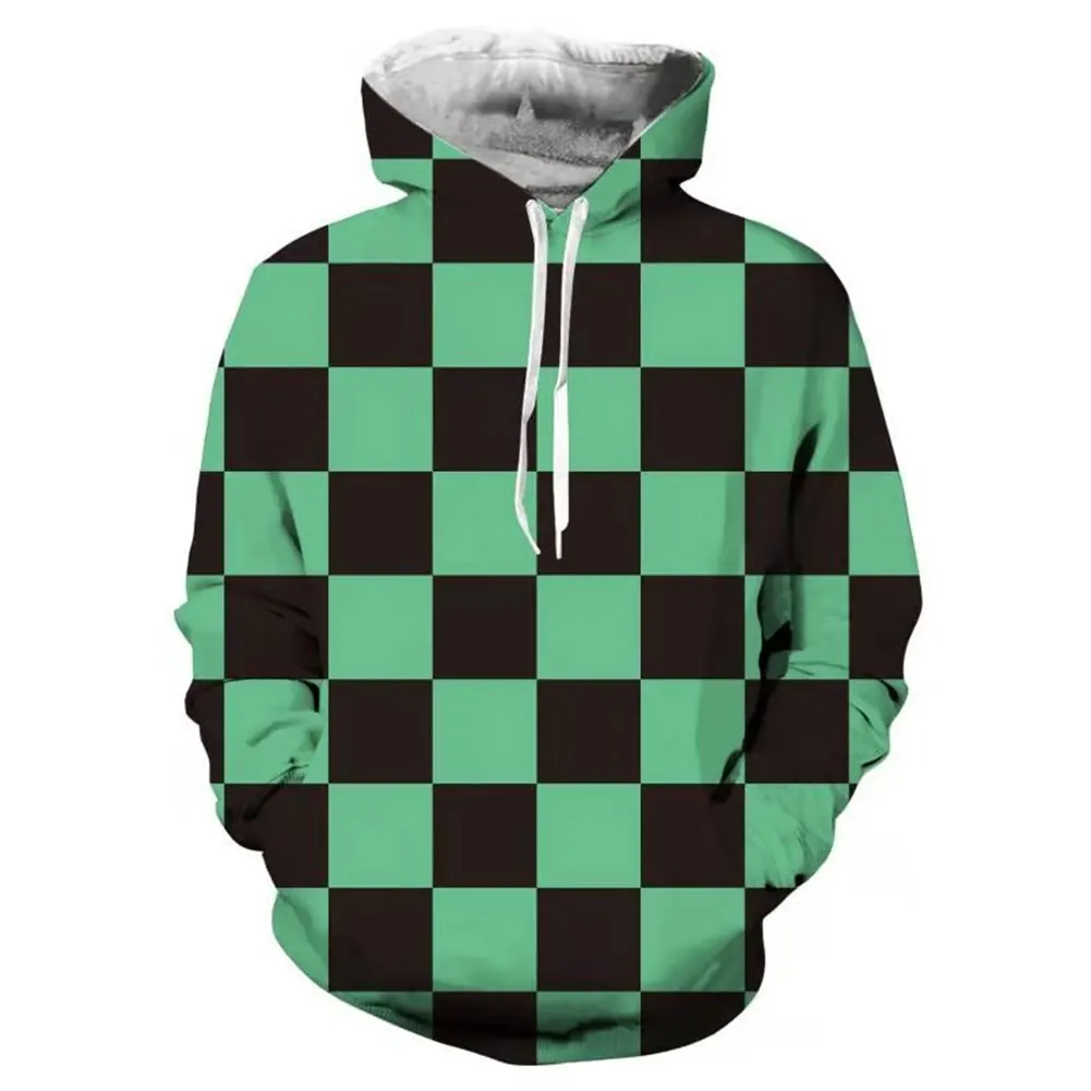 Толстовка с капюшоном и 3D-принтом рассекающий демонов | Тематическая одежда