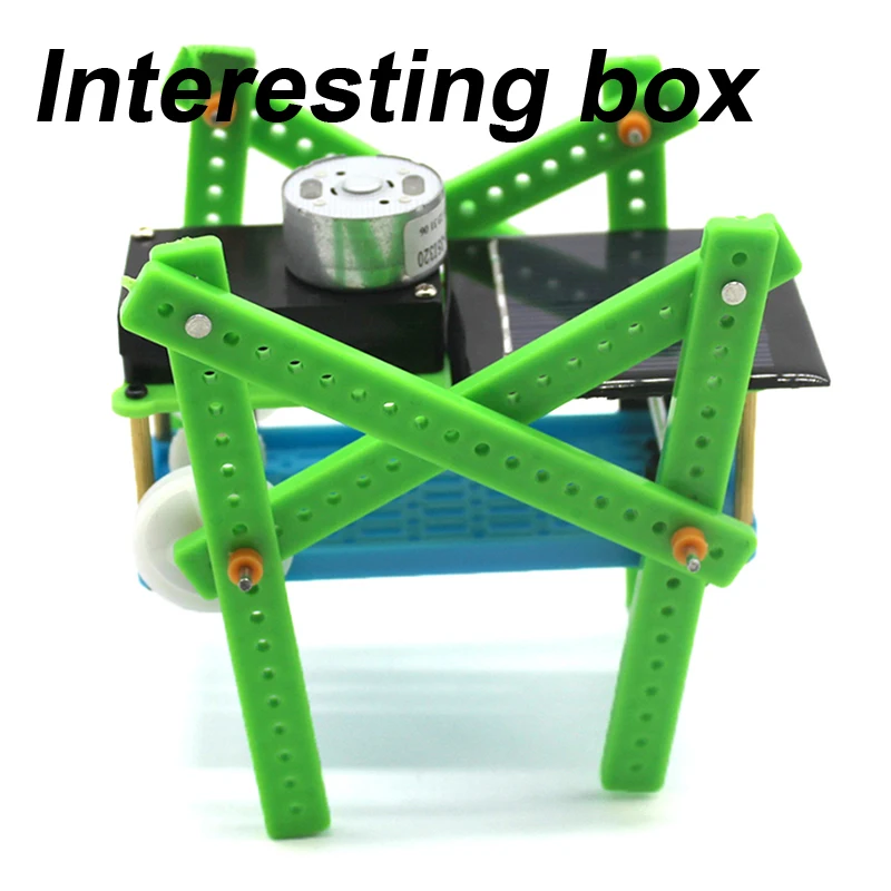 Обучающий робот с четырьмя ногами работающий на солнечной энергии для учебы