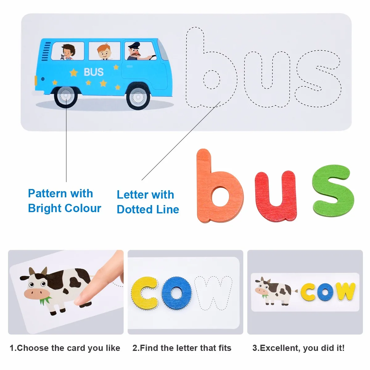 Деревянные игрушки Монтессори заклинание игра ранние искусственные буквы