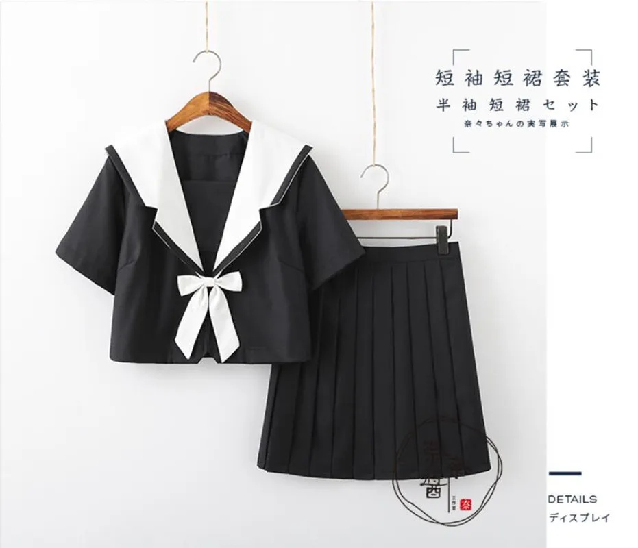 Jk костюм Униформа милое Повседневное платье моряка для девочек Jpanese Kawaii