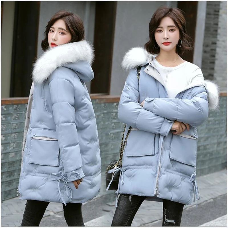 

2020 Winter Jacket For Women Parka Hooded Thick Long Women Wintwer Coat Casual Outwear Overcoat Femme Chaquetas Mujer 3xl G846