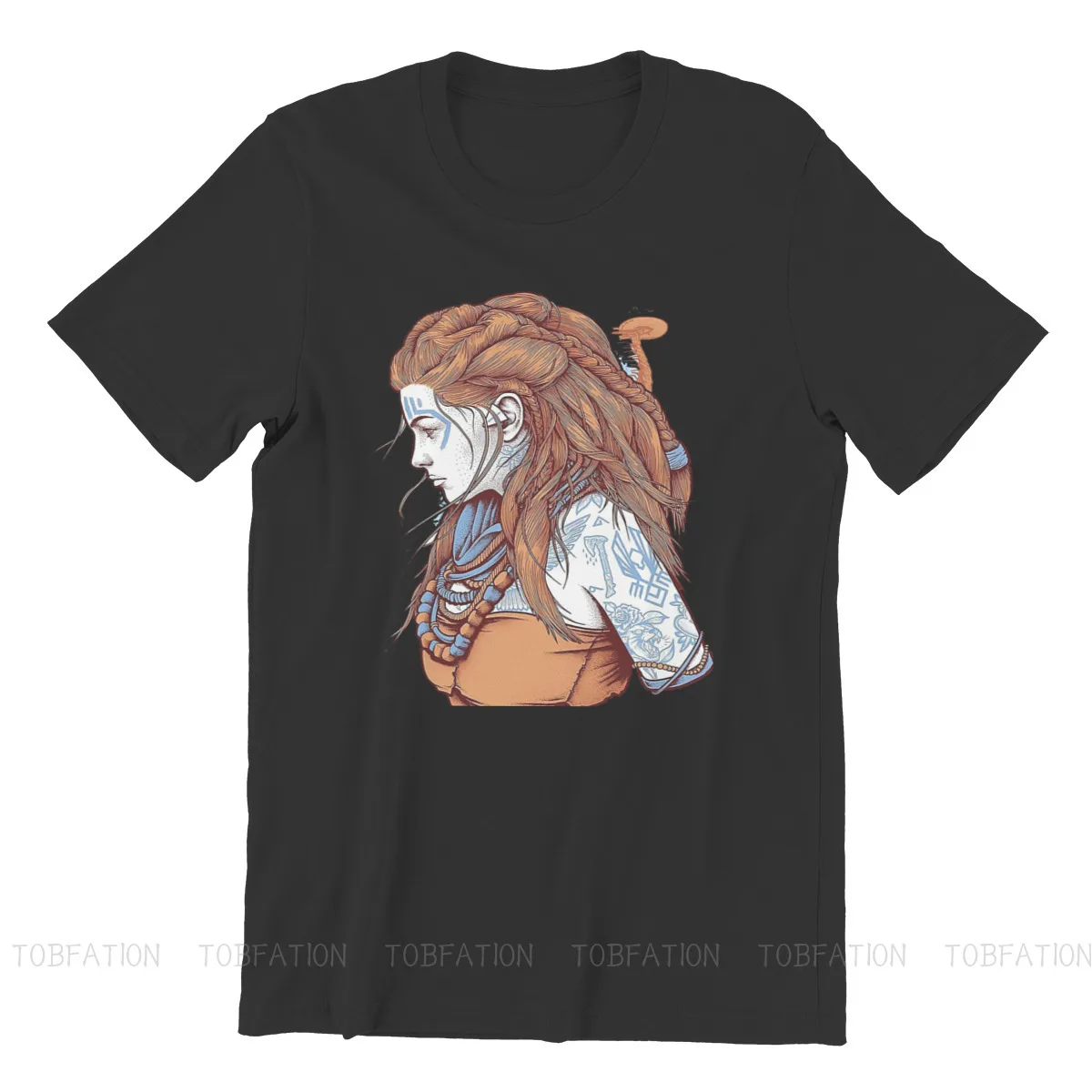 Футболка Horizon Zero Dawn с изображением персонажа классические модные мужские