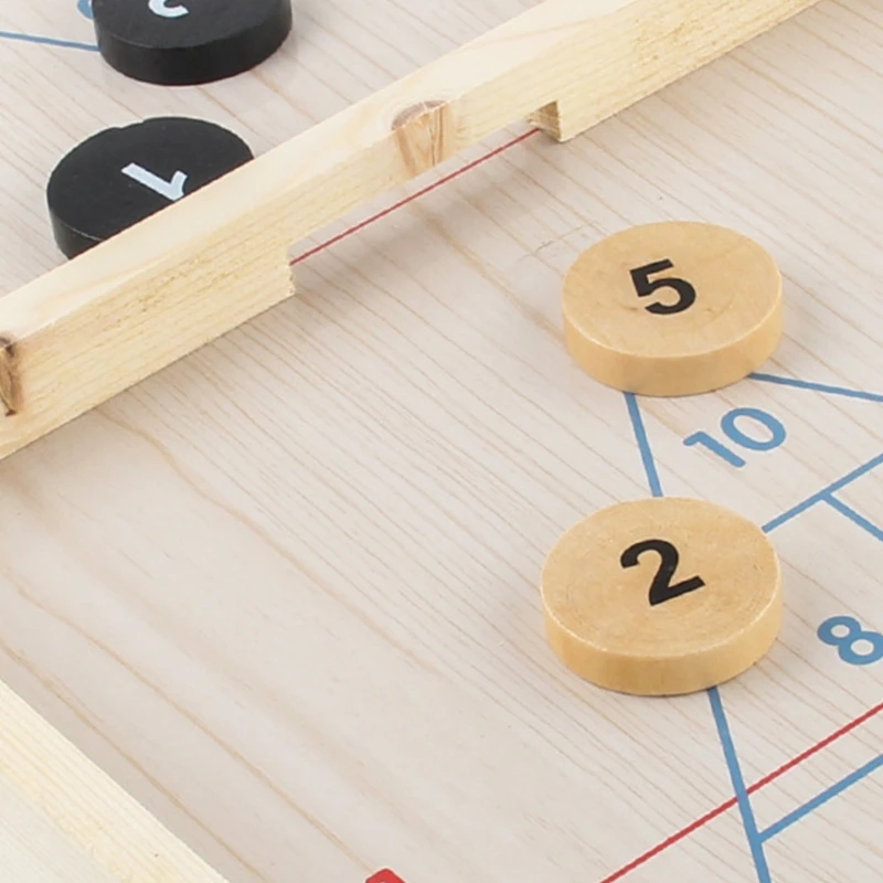 

Shuffleboard Fast Sling Puck Game Paced SlingPuck Board Family Kids Child Indoor Parent-child Interactive Tabletop Toys DXAD