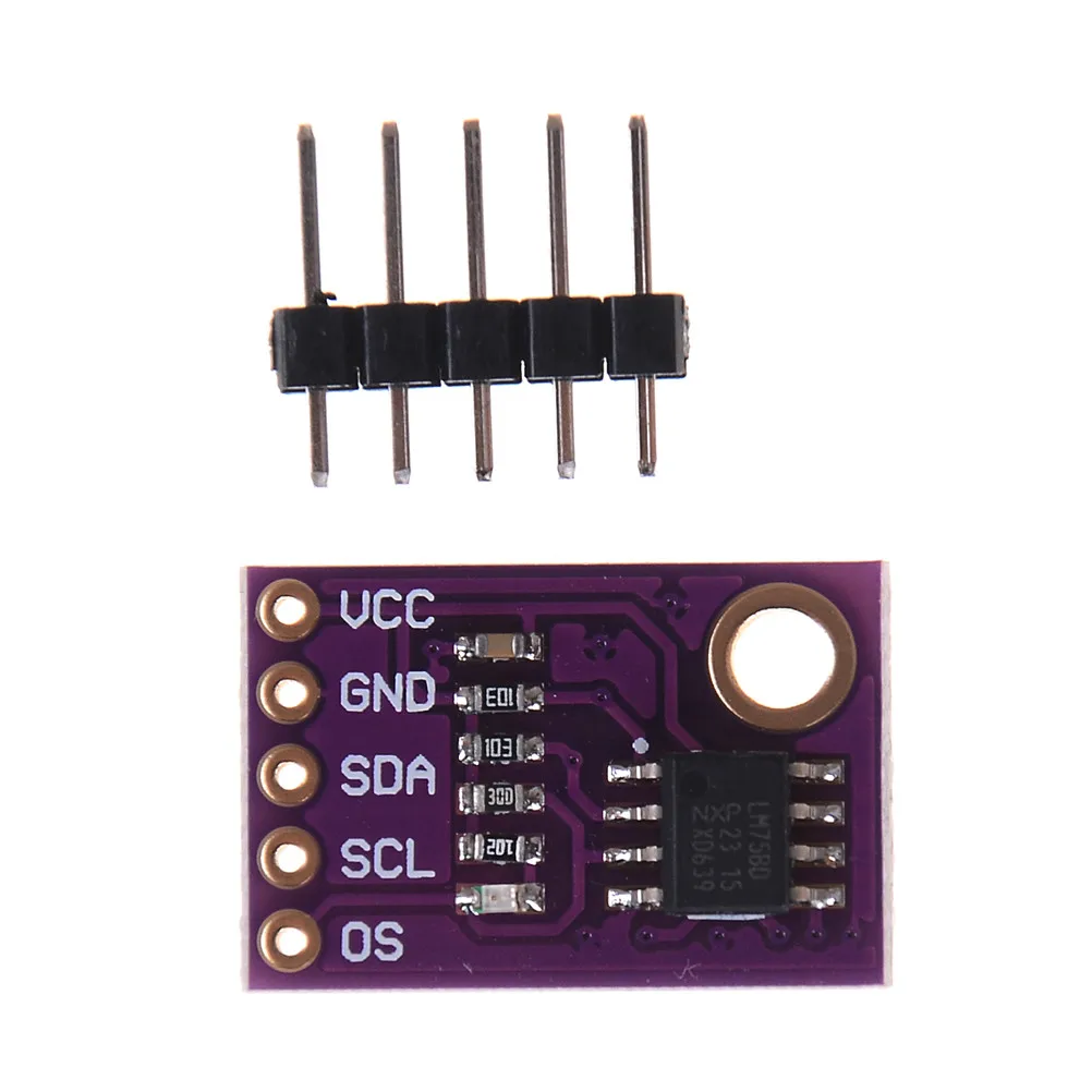 

1Pc LM75A IIC I2C High Accuracy Digital Temperature Sensor Board Module Scale -55 ~ 125'C