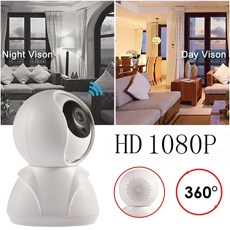 KuWfi 1080P HD ip-камера беспроводной детский монитор домашняя сеть безопасности Wifi PTZ