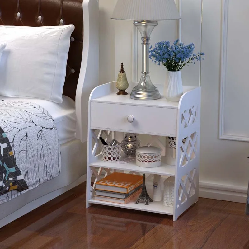 Простой современный стеллаж для устройств в европейском стиле белый ящик