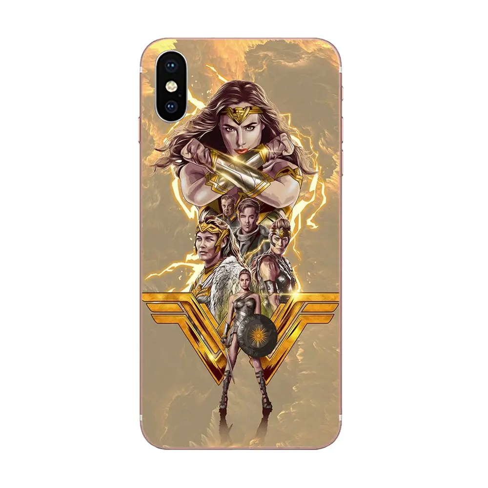as picture Diy Окрашенные аксессуары для телефонов Чехол Wonder Woman Top для Apple iPhone 4 4s 5 5C 5S SE 6 6S 7 8 Plus X XS Max XR - Цвет: as picture