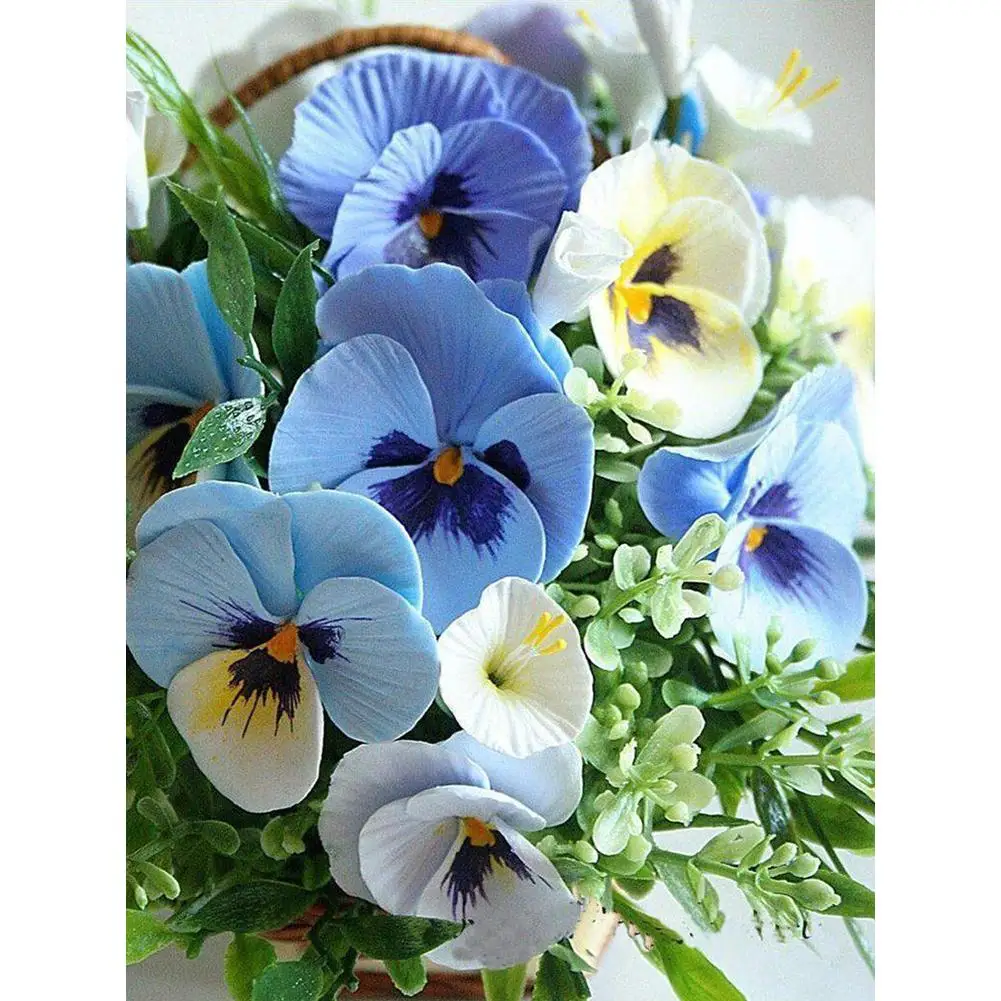 

5D DIY Full Drill Diamond Painting Rubik's Cube Diamond Anti-Oxidation Non-Fading Flowers Embroidery Mosaic Kits Home Wall Art