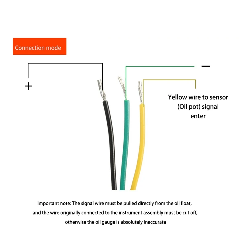 Универсальный автомобильный двигатель 52 мм топливный метр светодиодный