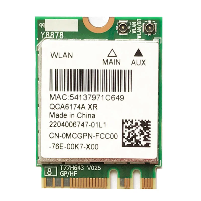 Для MSI GT72/GT80/GS60/GE62/GE72/PE60/PE70 для Dell Alienware 13 R2 17 Killer 1535 Atheros QCNFA364A 802.11Ac NGFF Card | Компьютеры