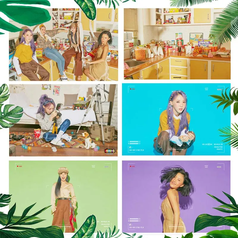 14 шт./компл. открытки Kpop Apink GFRIEND MAMAMOO Lomo украшения самодельные фотооткрытки веер