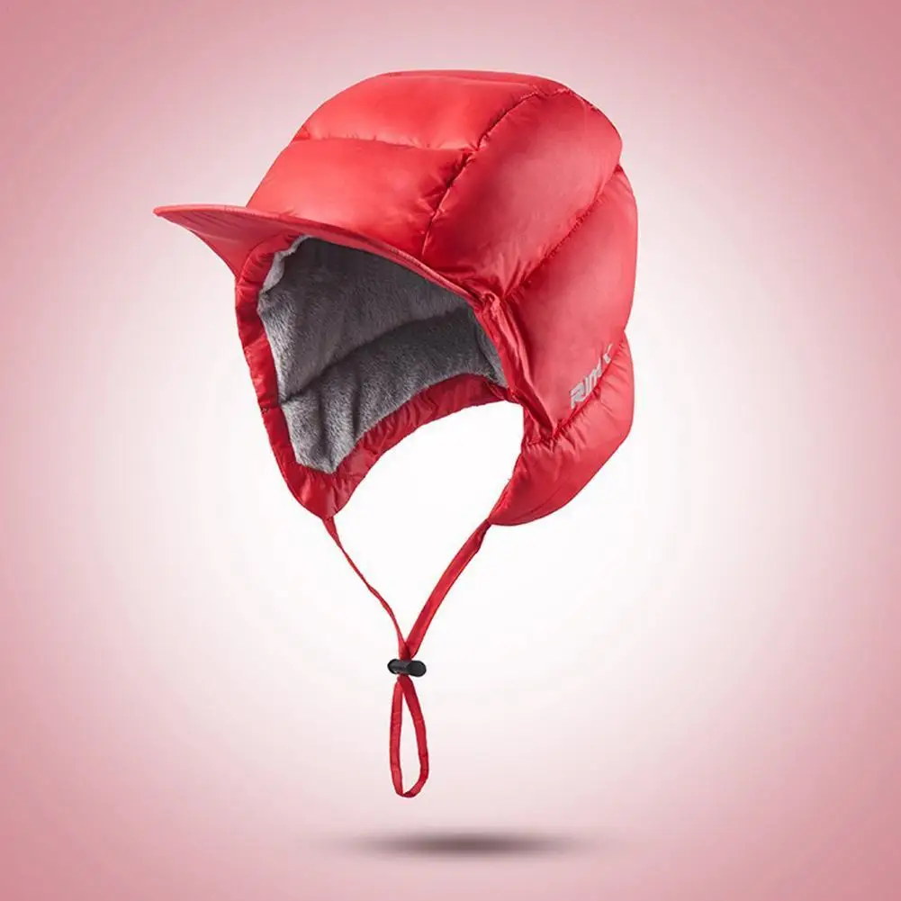 

Теплая шапка с утиным язычком, теплая водонепроницаемая флисовая мягкая теплая шапка с ушами для езды на велосипеде, охоты, холодной погоды,...