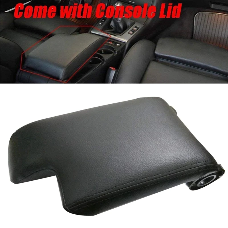 Car Center Console Cup Holder Coin Tray Storage Box PU Leather Armrest Cover For-BMW E46 3 Series 1998-2006 51168217953 | Автомобили и
