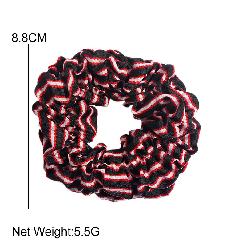 Резинки для волос JJFOUCS корейские полосатые женские мягкие атласные аксессуары