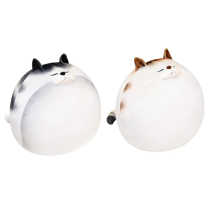 Plush Toy Cute Chubby Cat Stuffed Animal Calico Pillow for Boys Girls | Игрушки и хобби