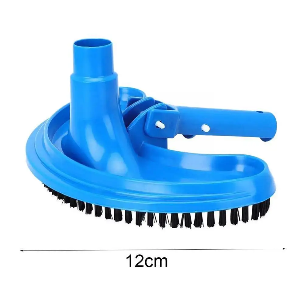 

Swimming Pool Suction Vacuum Brush Cleaner Curved Half Suction Swimming Cleaning Head Pool L7Z9