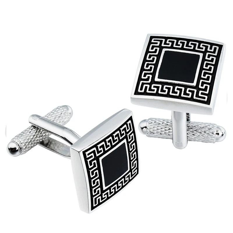 HAWSON эмаль запонки для мужчин модные свадебные ювелирные изделия высокое