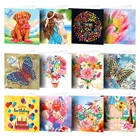12 шт. сделай сам, алмазная живопись, поздравительные открытки, мозаика, спасибо, день рождения, пожелания, алмазная живопись, поздравительная открытка, открытки, подарок