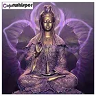 Алмазная картина полностью квадратнаякруглая дрель Будда 5D Daimond картина вышивка Крест стич мозаика Картина Настенная живопись Z427