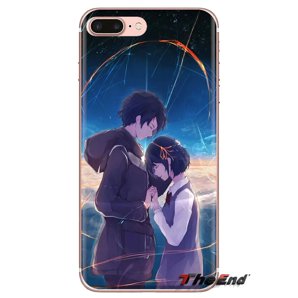 For Samsung Galaxy S3 S4 S5 Mini S6 S7 Edge S8 S9 S10 Plus Note 3 4 5 8 9 TPU Transparent Shell Cases romantic cartoon Your Name |