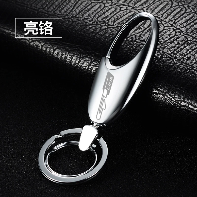 

Car Keychain Alloy Metal Clasps Hooks Buckle Waist Keychain for car For kia ceed Forte RIO GTINGER gt gtline 2018-2020