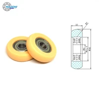 4pcs od 36mm rowing machine wheel bsr60836 10 pom rower seat roller 8x36x10mm plastic coated bearing