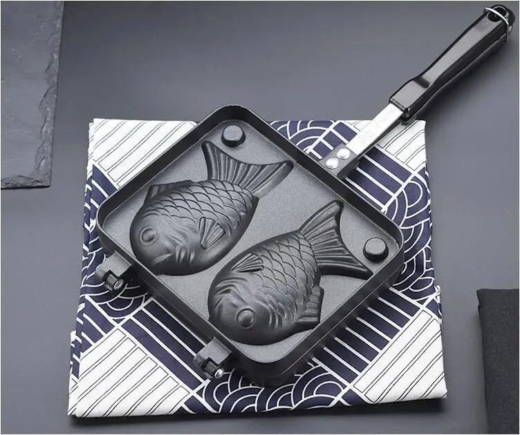 Taiyaki японская рыба-образные Жаростойкие формы для вафель сковорода производитель 2 литой домашний Торт Инструменты