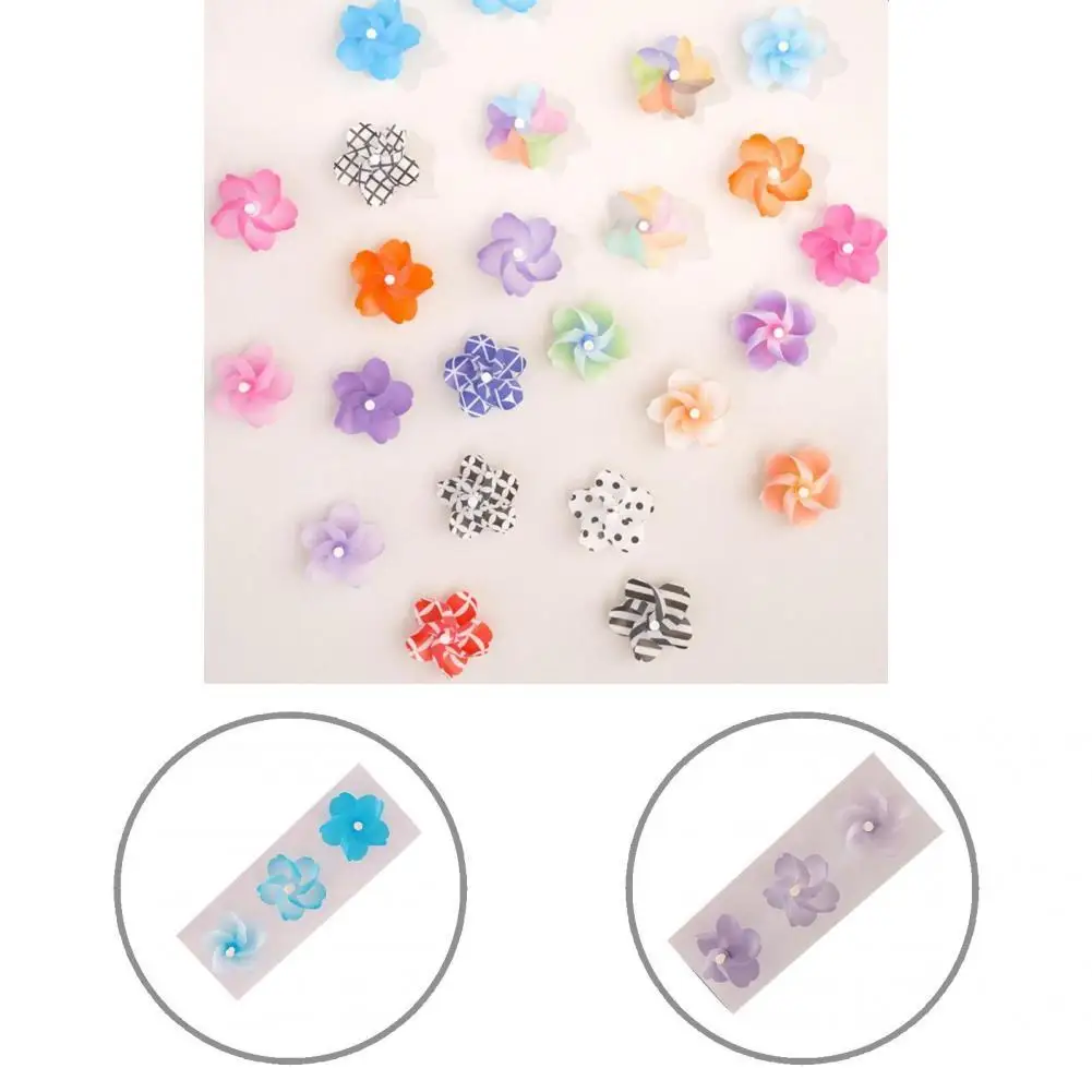 

Refrigerator Magnet Eye-catching Plastic Compact Flower Mini Fridge Sticker Fridge Sticker Refrigerator Magnet 3Pcs