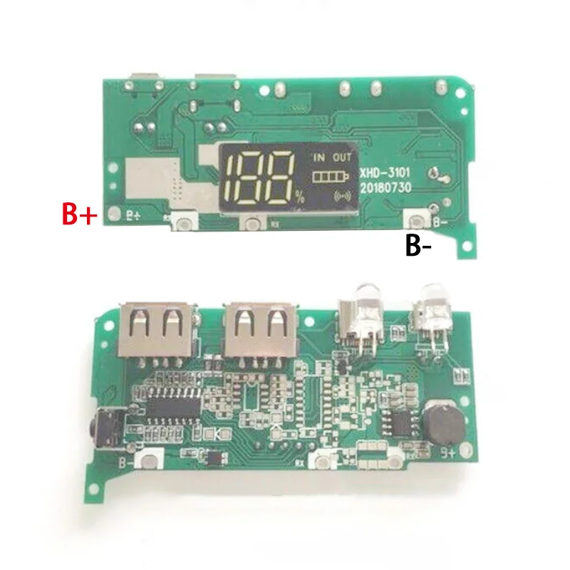 5V 2A 2.1A 10*18650 Мобильный Внешний аккумулятор DIY комплекты 3 USB внешний аккумулятор зарядное устройство Модуль платы+ 10S корпус батареи чехол