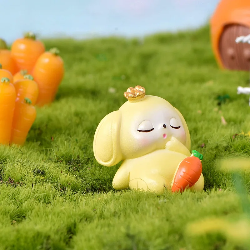 Корона слон свинка корова кролик статуэтка DIY домашний декор аксессуары