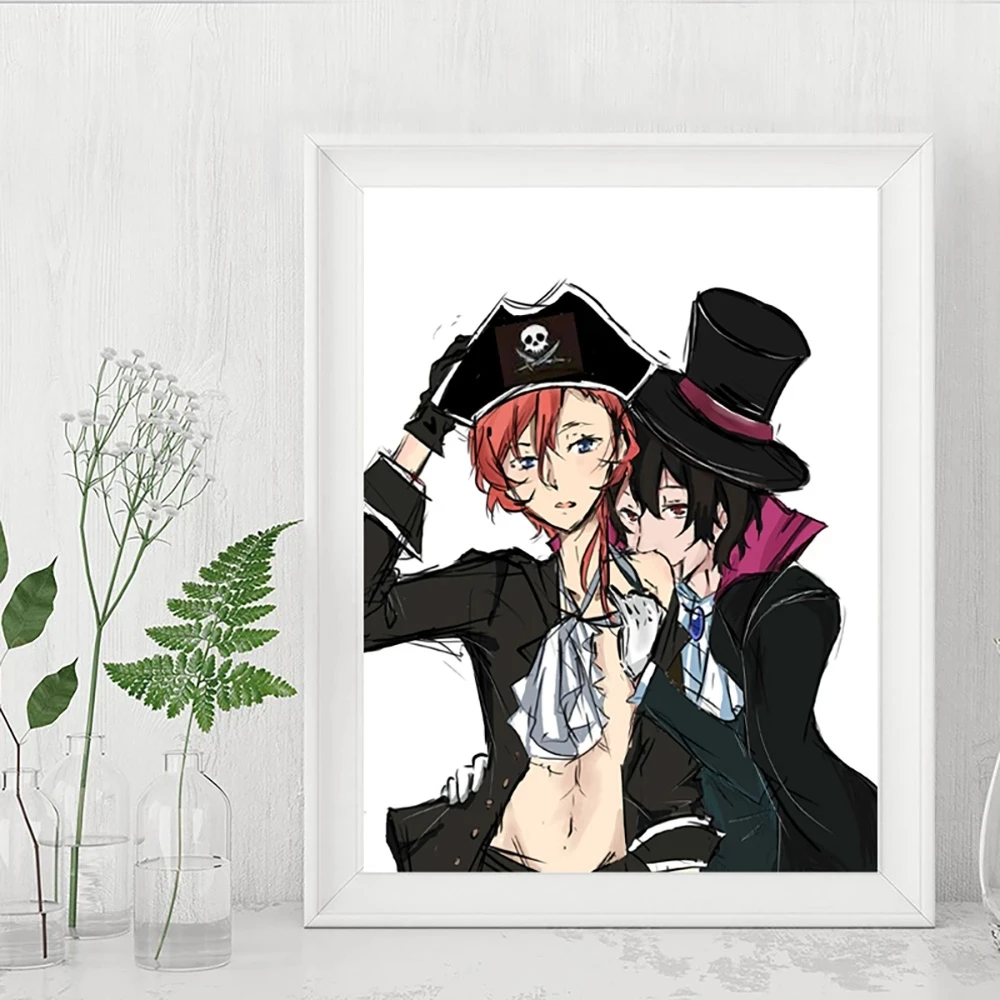 

Home Decor Bungou Stray Dogs Painting Japan Animation Role Canvas Poster Wall Art Hd Print Pictures Modular Living Room Franed