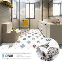 waterproof bathroom thicken floor stickers self adhesive wallpaper living room kitchen tiles ground wall renovation decors
