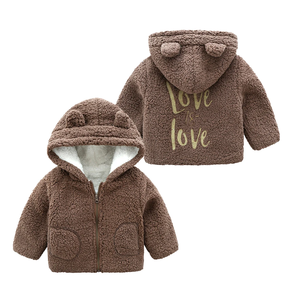 Children'S Jacket Cute Long Sleeve Outdoor Autumn Cartoon Coat School Carton Bear Outerwear Kid'S Heavy Sport | Детская одежда
