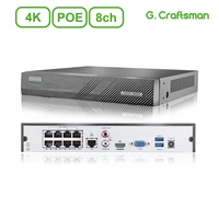 8ch 4k poe nvr h 265 onvif network video recorder system 1 hdd 247 recording ip camera p2p guard viewer support mac g craftsman