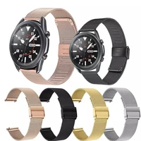 galaxy watch 46mm 42mm metal strap for samsung gear s3 s2 classic frontier sport wrist strap active 2 40mm 44mm band bracelet