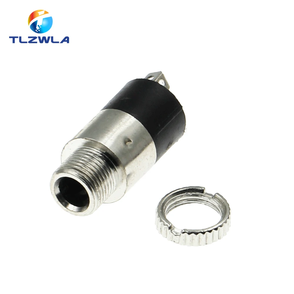 100PCS PJ392 3.5mm Stereo Female Sockect Jack With Screw 3.5 Audio Headphone Connector PJ-392 | Обустройство дома