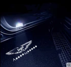 2 предмета в комплекте, для ASTON MARTIN DB9 DB11 DBS V8 V12 с классными клепками в виде Логотип 007 HD Автомобильный светодиодная дверная предупреждающая Лампа проектор Ghost Shadow Добро пожаловать Свет