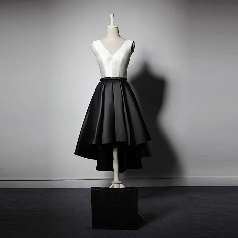 Женские Короткие Формальное вечернее платье размера плюс V образным вырезом