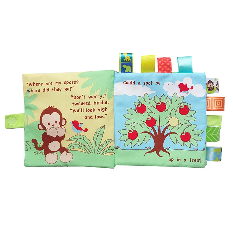 1 шт. Детские тихие мягкие тканевые книги для детей Обучающие ресурсы детская