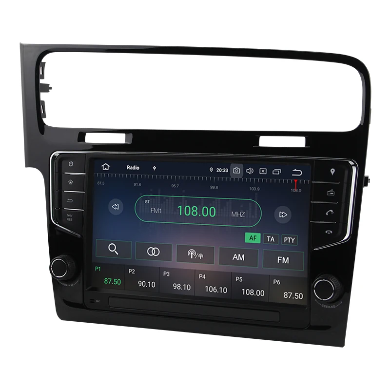Автомобильный мультимедийный плеер 2 Din Android 9 1 0 радио DVD для Volkswagen Golf 7 GPS