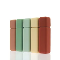 100pcs lip gloss wand tubes 5ml rubber paint matte texture empty lip gloss containers lipgloss lip balm bottles